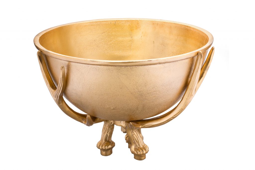 Gold Punch Bowl Place Settings Event Hire London & UK